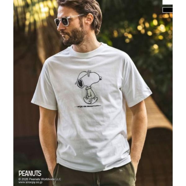 【スヌーピー】ジョー・クール半袖Tシャツ メンズ カットソー 1PIU1UGUALE3 RELAX ...