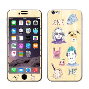 アイフォン6 ケース hipBORNtwin ヒップボーンツイン Gizmobies ギズモビーズ HE&SHE iPhone6/6s専用｜g-field