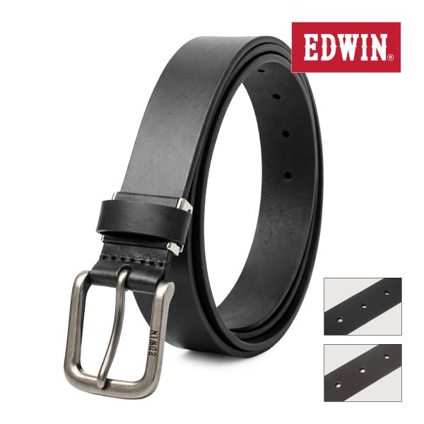 エドウイン EDWIN ベルト 0111174L プレーンベルト スプリットレザー ベーシック ロン...