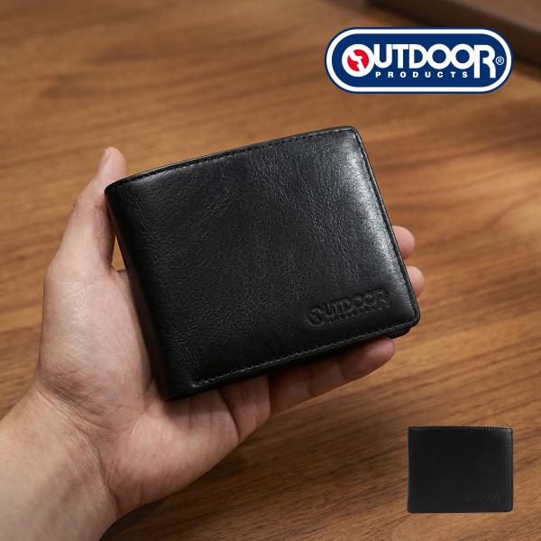 アウトドアプロダクツ 財布 二つ折財布 牛革 OUTDOOR PRODUCTS ヘリテージ レザー ...