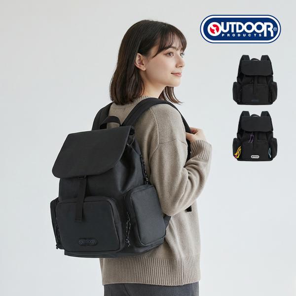 アウトドアプロダクツ OUTDOOR PRODUCTS トリプルポケット フラップ ミニリュック メ...