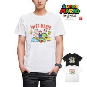 任天堂（Nintendo） スーパーマリオ ブラザーズ Tシャツ メンズ ドット