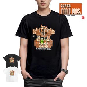 任天堂（Nintendo） スーパーマリオ ブラザーズ Tシャツ メンズ マリオ