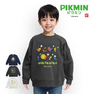ピクミン PIKMIN 子供服 キッズ トレーナー グッズ ダンドリ 裏毛 スウェット 長袖 男の子 女の子 120 130 140 150