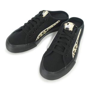 プーマ PUMA スニーカー レディース バリ ミュール レオ 408563-01 BARI MULE LEO ブラック ホワイト スリッパ おしゃれ ヒョウ柄