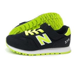 ニューバランス キッズ new balance スニーカー 373 子供靴 YV373 AH2 ブラック 通学 小学生 セール マジックテープ プレゼント 入園祝 幼稚園 保育園｜g-fine