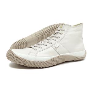 スピングルムーブ SPINGLE MOVE スニーカー SPM-443 アイボリー 白 メンズ レディース ハイカット 日本製 広島県府中産