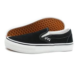 【並行輸入品】バンズ VANS スニーカー メンズ レディース スケート スリッポン ブラック/ホワイト VN0A5FCAY28 海外企画 SKATE SLIP-ON