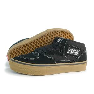 【並行輸入品】バンズ VANS スニーカー メンズ 靴 スケート ハーフキャブ ブラック/ガム/ホワイト VN0A5FCDB9K SKATE HALF CAB BLACK/GUM/WHITE