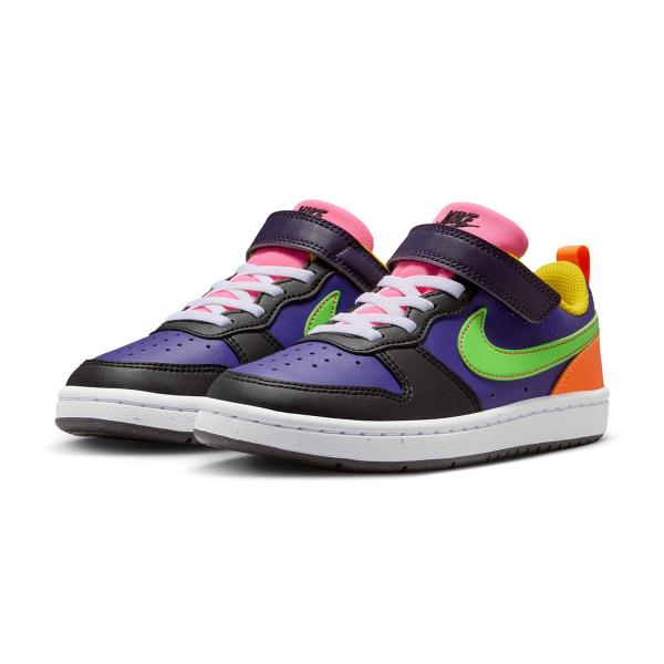ナイキ NIKE キッズ 子供靴 ジュニア スニーカー コート ボロー LOW リクラフト PS D...