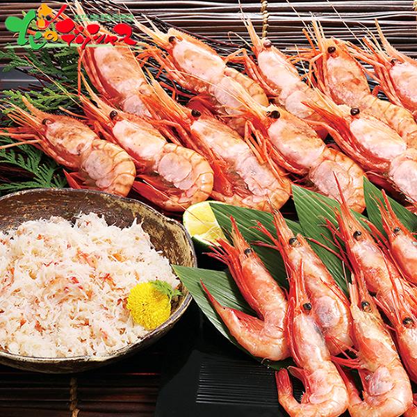 カネコメ田中水産 ぼたんえび・甘えび・おおずわいがに ほぐし身セット 2026 母の日 父の日 ギフ...