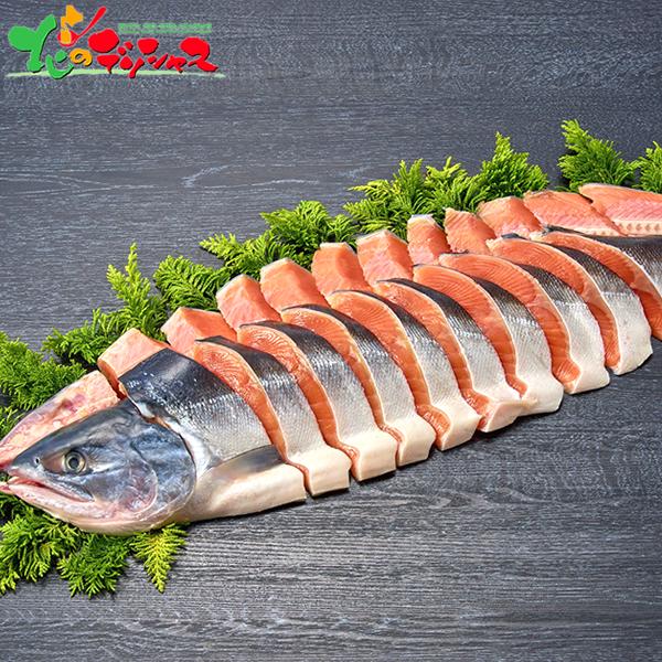 三協水産 北海道 日高沖 船上活〆 時鮭姿 切身 1.8kg 2025 お歳暮 お正月 ギフト 贈り...