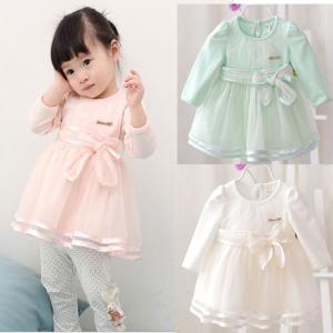 子供服 ワンピース 長袖 ベビー ドレス キッズ フォーマル
