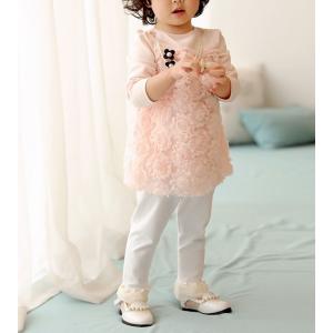 子供服 ワンピース 長袖 ベビー ドレス キッ...の詳細画像3