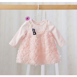 子供服 ワンピース 長袖 ベビー ドレス キッ...の詳細画像4