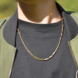 GOLD 【18金の輝き】 喜平 ゴールド ネックレス チェーン 18KGP 刻印