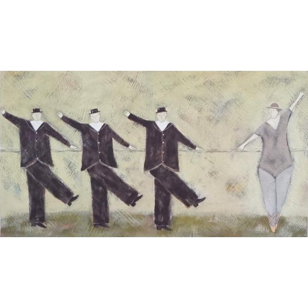 ポーラ・マッカードル「Chorus Line」シルクスクリーン