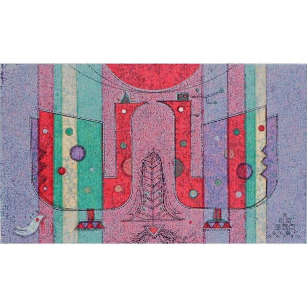 大場正男「めぐりあいIII」ペーパースクリーン