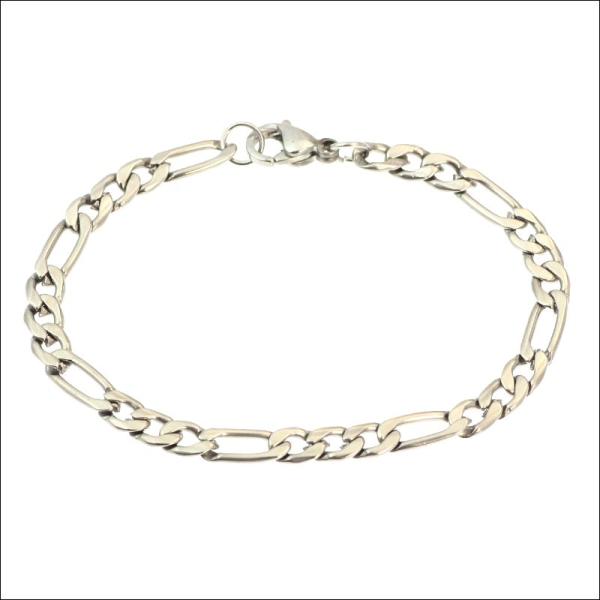 ブレスレット アレルギー対応ステンレス チェーン / つけっぱなしOK /合わせやすいデザイン 4m...