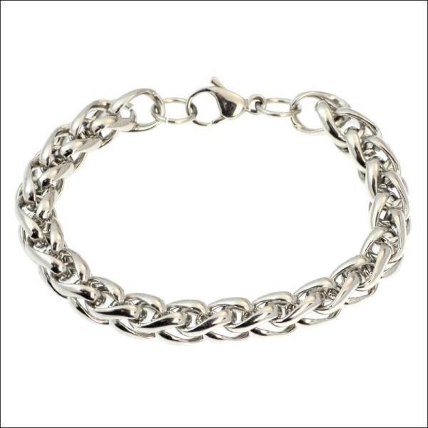 極太人気 / つけっぱなしOK /アレルギー対応ブレスレット ステンレス チェーンボリュームブレス ...