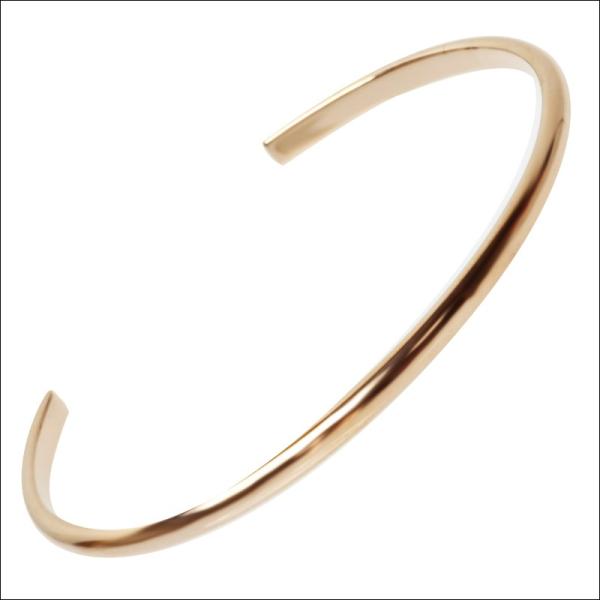 決算セール オープンバングル ステンレス 刻印 アンジェ 華奢 ピンク Sサイズ / 20代 30代...