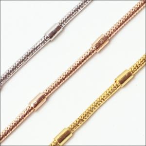 ネックレス チェーン ステンレス / / 金属アレルギー対応 つけっぱなしOK 1.7mm オメガステーション 42cm 50cm 人気 プレゼント chain-0026 ジーラブ
