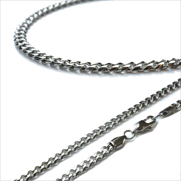 ネックレス チェーン ステンレス / 5mm 6面カットキヘイ 50cm60cm / chain-0...