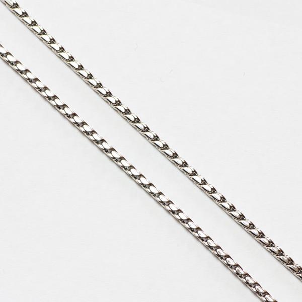 ネックレス チェーン ステンレス / 2mm スクエアヘリンボーン 50cm/ 普段使いしやすい /...