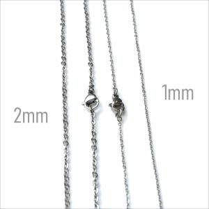 ネックレス チェーン ステンレス / 2mm ...の詳細画像4
