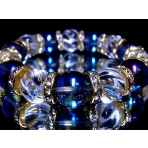 天然石 数珠ブレスレット 12ミリ 七種 梵字 黒瑪瑙・紫水晶アメジスト