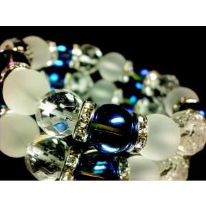 天然石 本水晶ネックレス 8ミリ玉 × 10ミリ玉 50センチ〜70センチ 