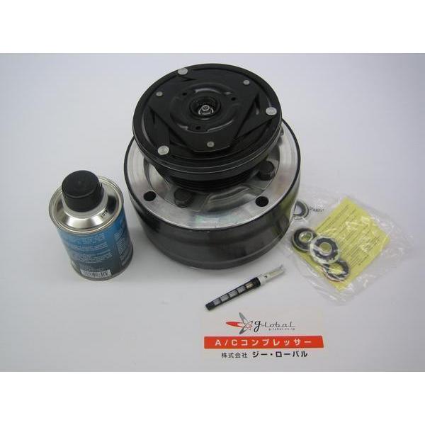 78〜82新品 C3 コルベット エアコンコンプレッサー GM採用 3パーツキット オイル 240C...