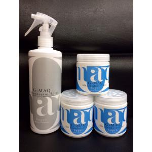 強力消臭剤セット（プロ用） G-MAQ ジーマック 抗菌消臭スプレー Super 1本 ＋ 消臭ジェル Super 3個 セット