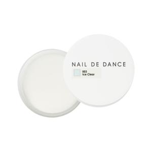 Nail de Dance ネイルデダンス パウダー 003 アイスクリア 20g【ネコポス不可】｜g-nail