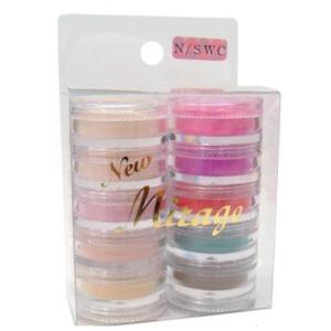 ミラージュ Mirage カラーパウダー N/AGS 3.5g 10色セット アクリル