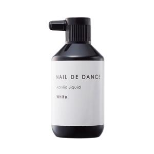 Nail de Dance ネイルデダンス アクリルリキッド ホワイト 300ml 【ネコポス不可】｜g-nail