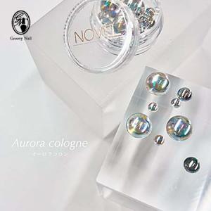 NOVEL Aurora grainy 6g 全2色 sugar/candy クリアボール ブリオン mix