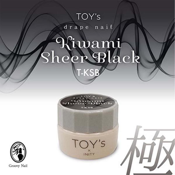 TOY's × INITY カラージェル 極みシアーブラック 5g  ジェルネイル 縮みにくい T-...