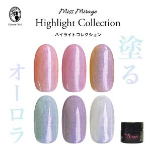 Mirageカラージェル72色セット 温度で色が変わる》Baby Mirage サーモフラッシュ 6色セット TH07~12