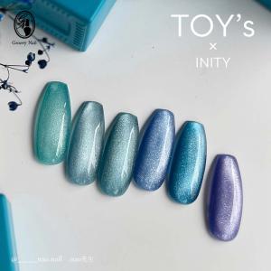 TOY's × INITY アクアマグ 7ml 全6色 T-AQ01~06 マグネットジェル ギャラクシージェル ジェルネイル トイズバイアイニティ【ネコポス対応】｜グルービーネイルYahoo!店