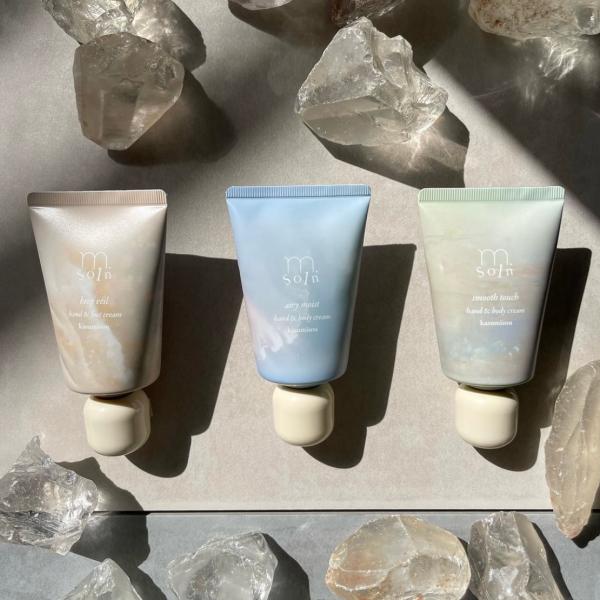 m.soin エムドットソワン 美容液ハンドクリーム 50g 全3種 カスミソウ/ジャスミンローズ/...