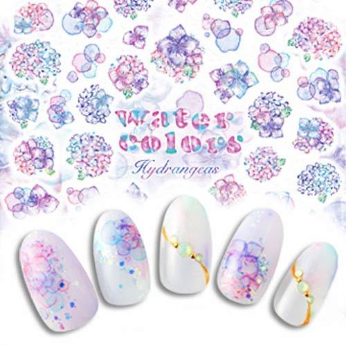 Sha-Nail Pro 写ネイルプロ 水彩 あじさい ネイルシール 【ネコポス対応】【メーカー取寄...