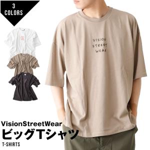 VISION STREET WEAR ワイドTシャツ Tシャツ 半そで 半袖 ワイド 大きめ ビッグT ストリート スケボー｜g-passio