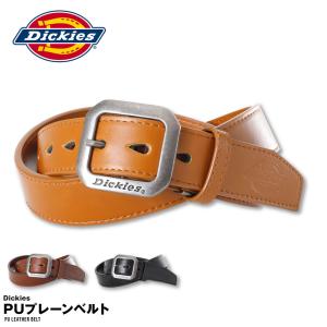 Dickies ディッキーズ ベルト プレーンベルト 35mm レザー レザーベルト PUレザー 合皮 メンズ レディース おしゃれ 革ベルト