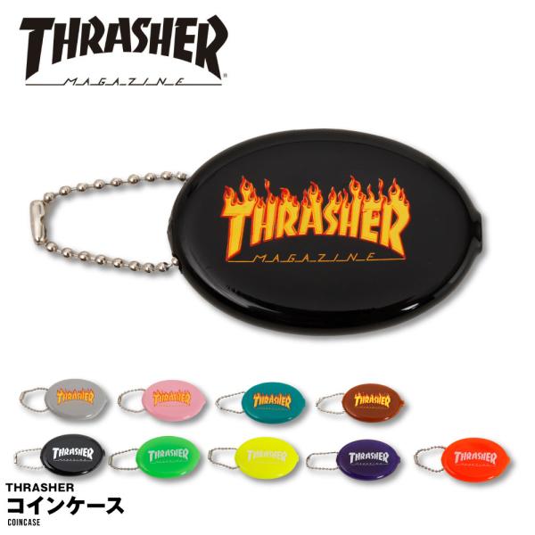 スラッシャー コインケース 小銭入れ THRASHER メンズ レディース 財布 キーホルダー ウォ...