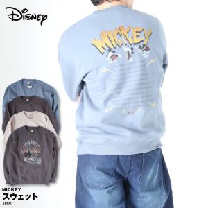 ミッキー ミッキーマウス ディズニー disney ロック バンド スウェット トレーナー 裏起毛 長袖 長そで メンズ レディース
