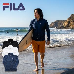 FILA フィラ ラッシュガード 水着 UVケア メンズ レディース UVウェア UVカット 日焼け止め プール 海 海水浴 スポーツ