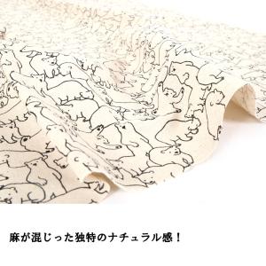 ☆綿麻キャンバスベア-ズ☆ 生地 布 雑貨 小...の詳細画像2