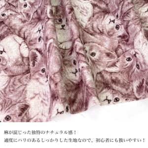 綿麻リアルプリントキャット アメリカンショート...の詳細画像2