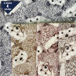 綿麻リアルプリントハリネズミ はりねずみ ヘッジ...の商品画像